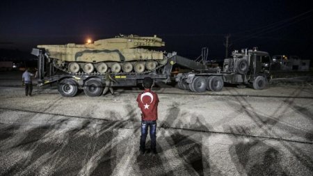 Ordu hərəkətə keçdi: tank və toplar sərhədə göndərildi – FOTOLAR