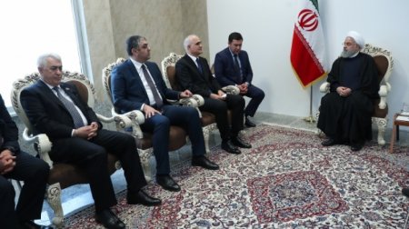 İran Prezidenti Azərbaycan nümayəndə heyətini qəbul edib