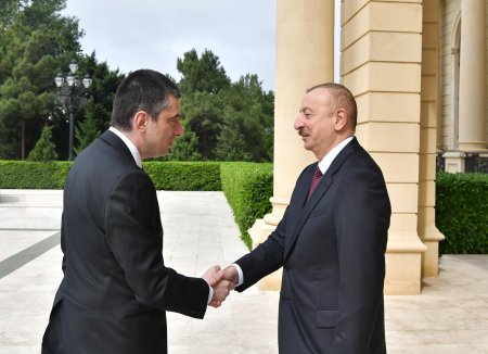 İlham Əliyev Gürcüstanın Baş Nazirini qəbul edib - FOTO