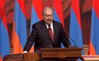 Ermənistanın yeni prezidenti and içib