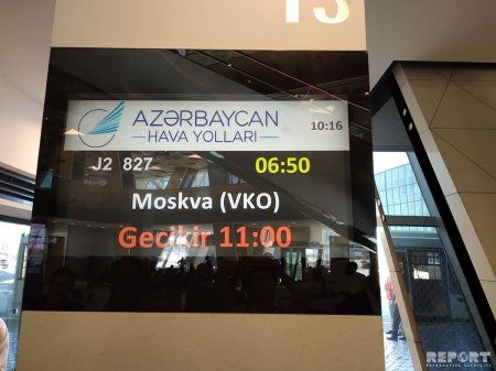 AZAL Bakı - Moskva reysinin ləngiməsinin səbəbini açıqlayıb - YENİLƏNİB