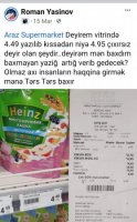 "Araz" supermarketlər şəbəkəsi müştərilərin "cibinə girir"... - FOTO